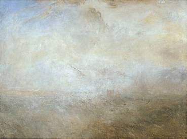 Seascape with Distant Coast circa 1840 by Joseph Mallord William Turner 1775-1851